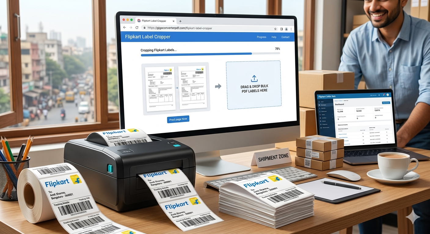 The Best Flipkart Label Cropper: Automate Your Shipping Workflow for 2026